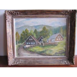 obraz Tři horské chalupy - Holeček